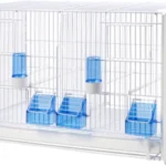 2GR Breeding Cage 58 White with Plastic Side Art. 326B